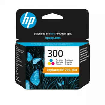 HP 300 Oryginalny wkład atramentowy trójkolorowy