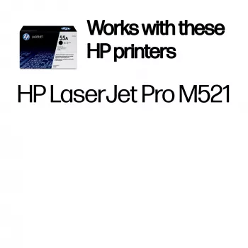 HP 55A czarny oryginalny wkład z tonerem LaserJet, 6000 stron, czarny, 1 szt.