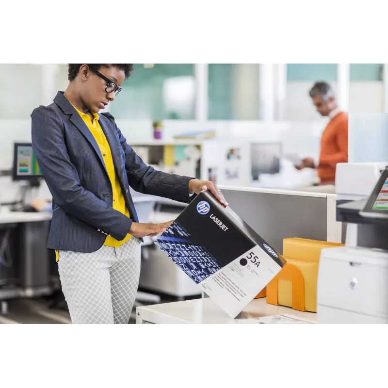 HP 55A czarny oryginalny wkład z tonerem LaserJet, 6000 stron, czarny, 1 szt.