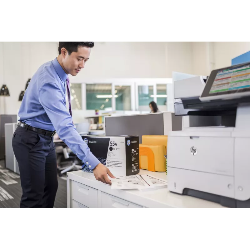 HP 55A czarny oryginalny wkład z tonerem LaserJet, 6000 stron, czarny, 1 szt.