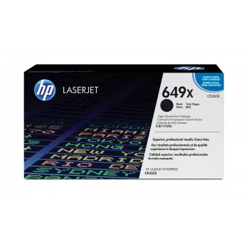 HP 649X czarny oryginalny wkład tonera LaserJet o dużej wydajności