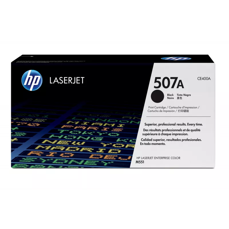 Oryginalny wkład tonerowy HP 507A Black LaserJet