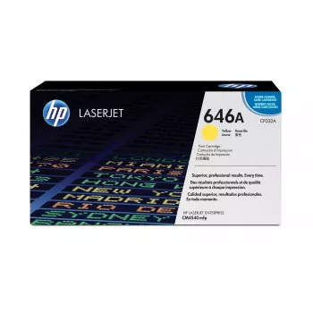 HP 646A Żółty Oryginalny LaserJet Toner