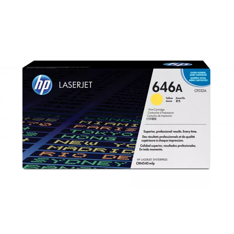 HP 646A Żółty Oryginalny LaserJet Toner