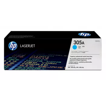 HP 305A Cyjan oryginalny wkład z tonerem LaserJet, 2600 stron, Cyjan, 1 szt.