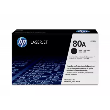 HP 80A czarny oryginalny wkład z tonerem LaserJet, 2560 stron, czarny, 1 szt.