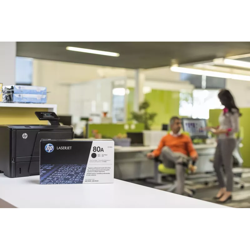 HP 80A czarny oryginalny wkład z tonerem LaserJet, 2560 stron, czarny, 1 szt.