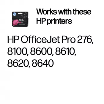 HP 951XL oryginalny wkład atramentowy o wysokiej wydajności, magenta, 1 szt., 1500 stron