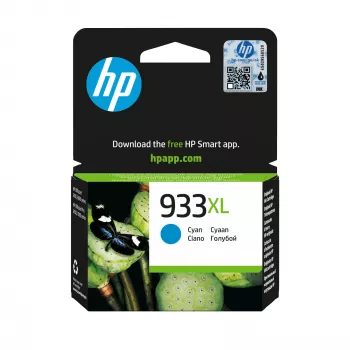 HP 933XL wysokowydajny oryginalny wkład atramentowy, cyjan, 1 szt., 825 stron
