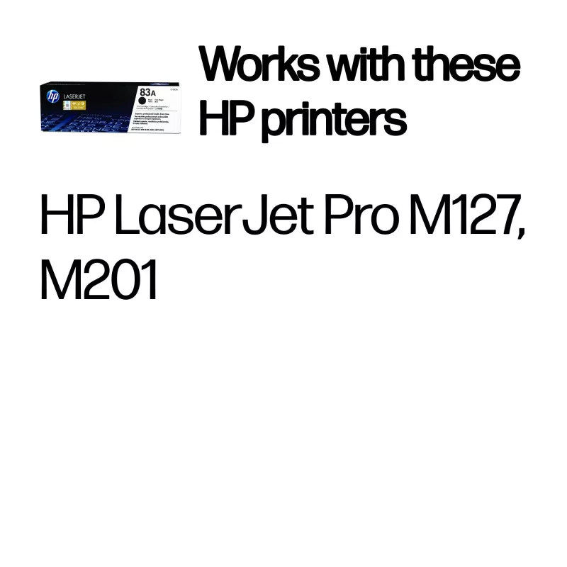 HP 83A Czarny Oryginalny Toner LaserJet