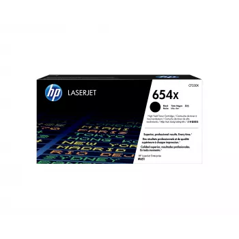 HP 654X High Yield Black Original LaserJet Toner Cartridge