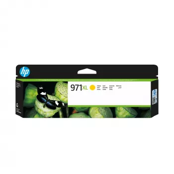 HP 971XL oryginalny żółty wkład atramentowy o wysokiej wydajności, żółty, 1 szt., 6600 stron
