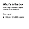 HP 81X High Yield Black Original LaserJet Toner Cartridge, 25000 stron, Czarny, 1 szt.