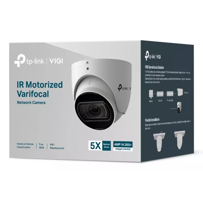 TP-Link VIGI InSight S445ZI Kopułkowa kamera IP bezpieczeństwa, zewnętrzna, 2688 x 1520 pikseli, sufit