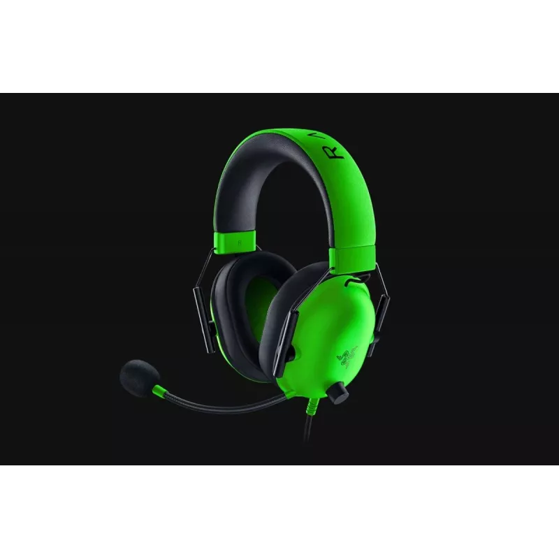 Przewodowy zestaw słuchawkowy do gier Razer BlackShark V2 X — nauszny, 3,5 mm, kabel 1,3 m, przetworniki TriForce, wirtualny dźwięk przestrzenny