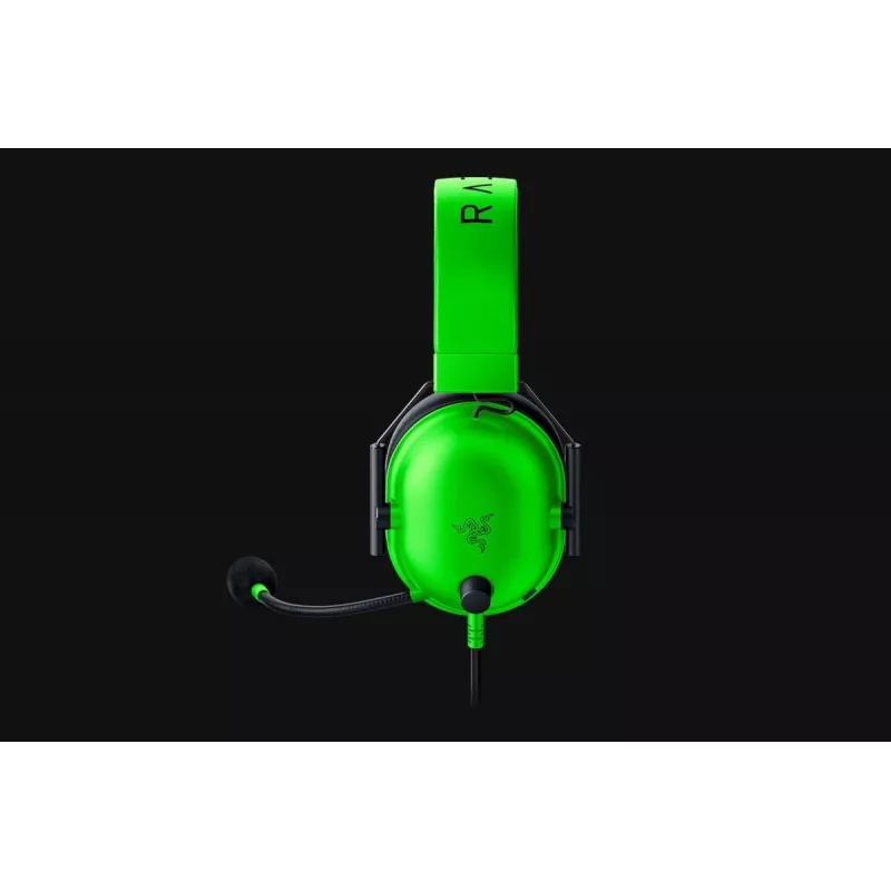 Przewodowy zestaw słuchawkowy do gier Razer BlackShark V2 X — nauszny, 3,5 mm, kabel 1,3 m, przetworniki TriForce, wirtualny dźwięk przestrzenny