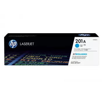 HP 201A Cyan Original LaserJet Toner Cartridge. Wydajność tonera kolorowego: 1330 stron, Kolory druku: Cyan, Ilość w opakowaniu: 1 szt.