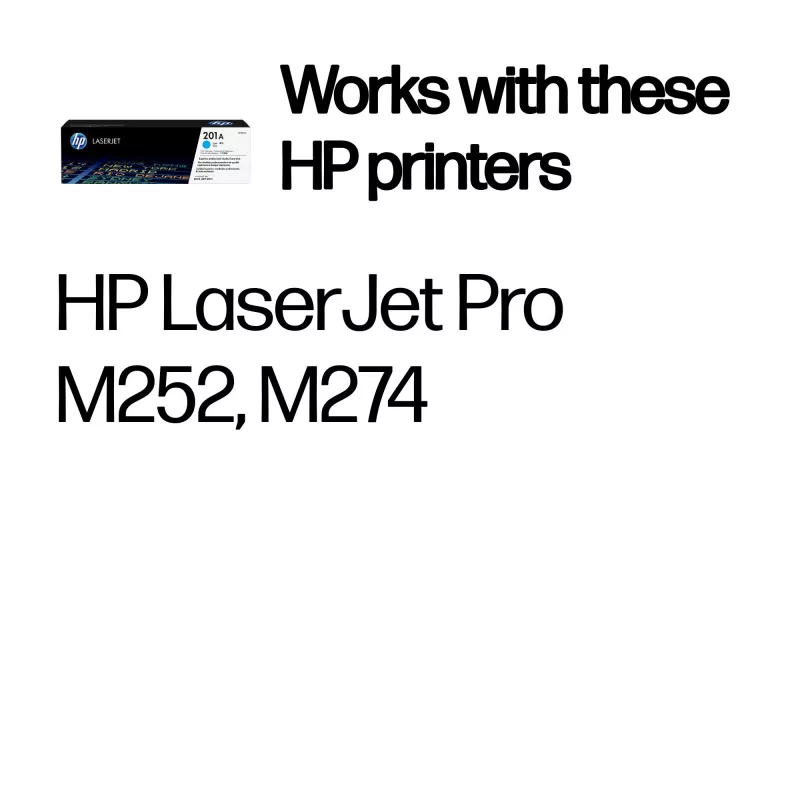 HP 201A Cyan Original LaserJet Toner Cartridge. Wydajność tonera kolorowego: 1330 stron, Kolory druku: Cyan, Ilość w opakowaniu: 1 szt.