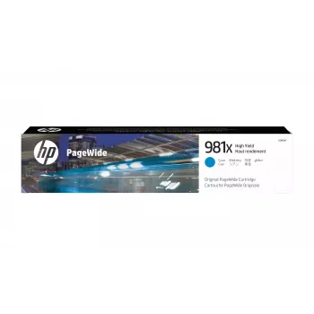 Oryginalny wkład HP 981X High Yield Cyan PageWide