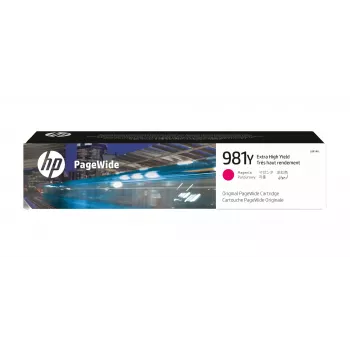 HP 981Y oryginalny wkład PageWide magenta o bardzo wysokiej wydajności