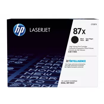 HP 87X High Yield Black Original LaserJet Toner Cartridge, 18000 stron, Czarny, 1 szt.