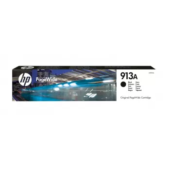 HP 913A Czarny oryginalny wkład PageWide, Czarny, 1 szt., 3500 stron