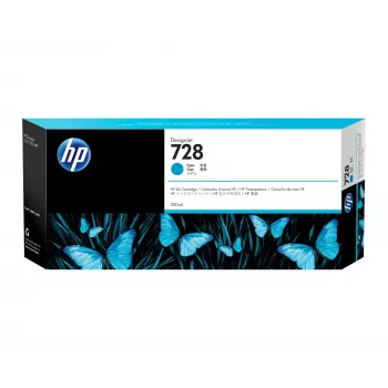 HP 728 300 ml cyjanowa kaseta z tuszem do DesignJet
