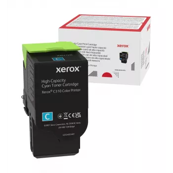 Xerox Genuine ® C310 Color Printer/C315 Color Multifunction Printer cyjanowa kaseta z tonerem o dużej wydajności (5500 stron) - 006R04365