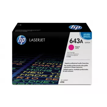 HP 643A Magenta Oryginalny wkład tonerowy LaserJet