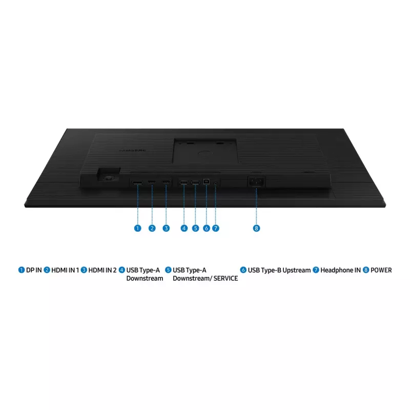 Monitor Samsung 27 cali S40GD LCD Full HD 1920x1080 IPS 5 ms 100 Hz VESA USB-hub HDMI DisplayPort