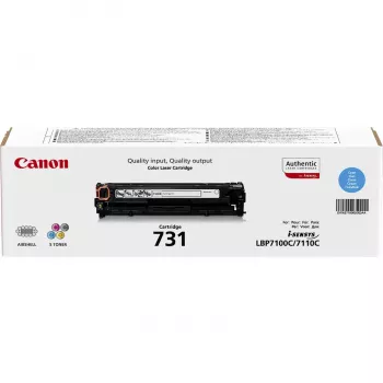 Kaseta z tonerem Canon 731 1 szt. Oryginalna cyjan