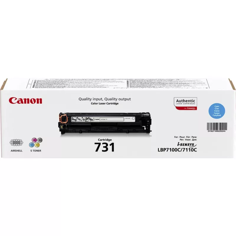 Kaseta z tonerem Canon 731 1 szt. Oryginalna cyjan