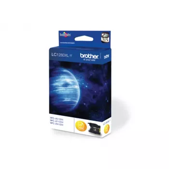 Brother LC1280XLY wkład atramentowy 1 szt. Oryginalny Wysokowydajny (XL) Żółty