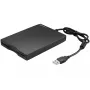 Sandberg USB Floppy Drive, Zewnętrzny napęd dyskietek, USB 2.0, 360 RPM, 102 mm, 140 mm, 17 mm
