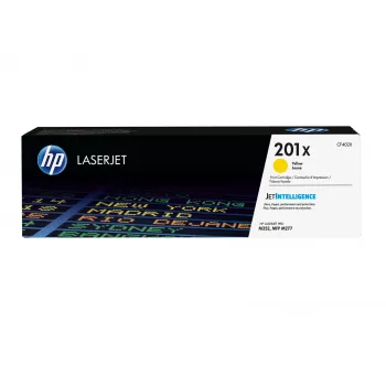 HP 201X High Yield Yellow Original LaserJet Toner Cartridge, 2300 stron, Żółty, 1 szt.