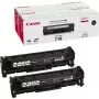 Canon CRG-718 Bk VP kaseta z tonerem 2 szt. Oryginalny Czarny