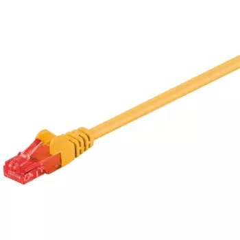 Goobay CAT 6 Patch kabel U/UTP 0.5 m żółty