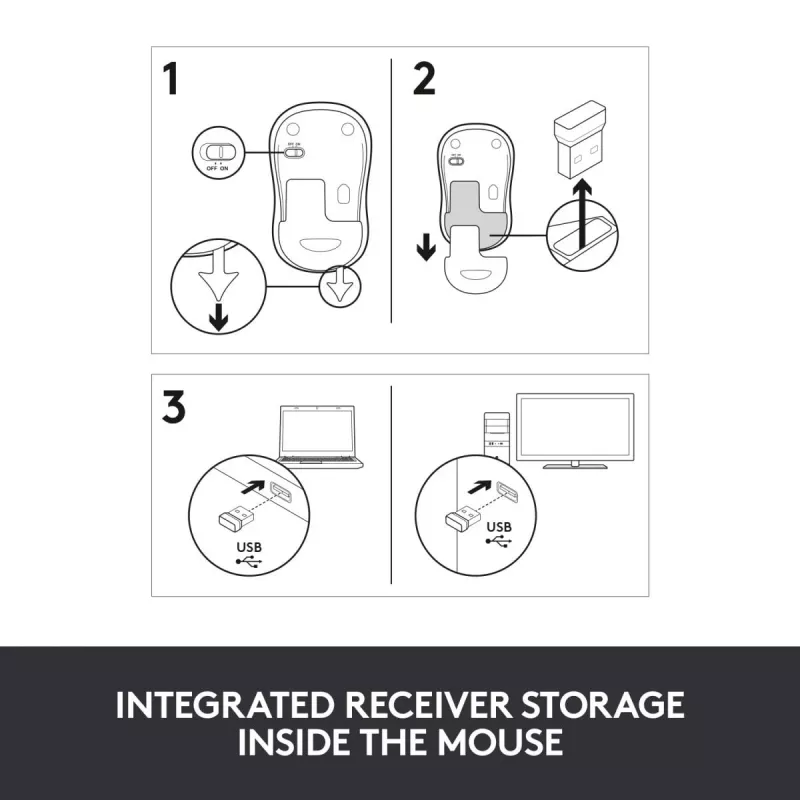 Mysz Logitech Wireless Mouse Niebieska 910-002239
