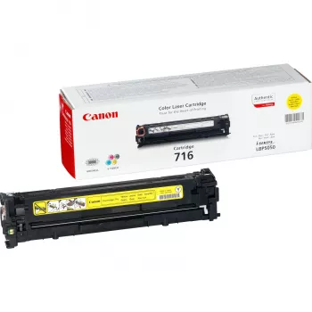Canon 716 Y kaseta z tonerem 1 szt. Oryginalny żółty