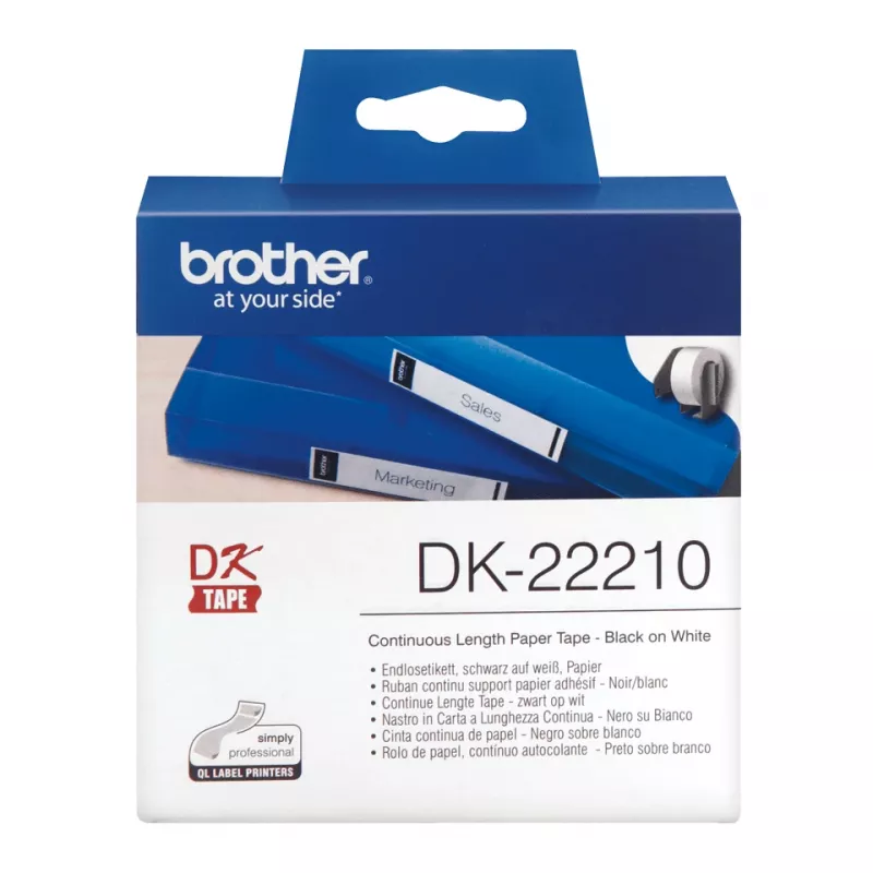 Taśma ciągła papierowa Brother DK22210