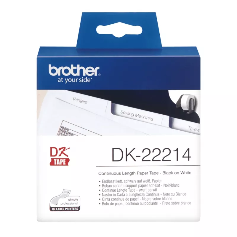 Taśma papierowa ciągła Brother DK22214