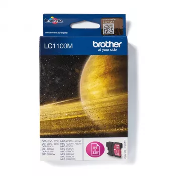 Cartridge Brother LC-1100M czerwony 325 stron (5.5ml) DCP385,585,715,MFC290,490,615
