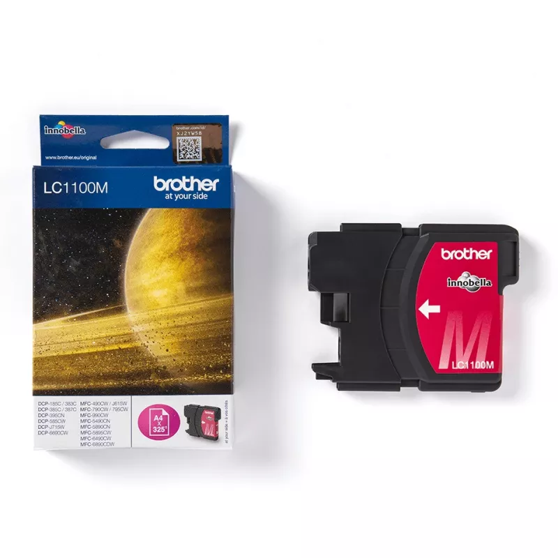 Cartridge Brother LC-1100M czerwony 325 stron (5.5ml) DCP385,585,715,MFC290,490,615