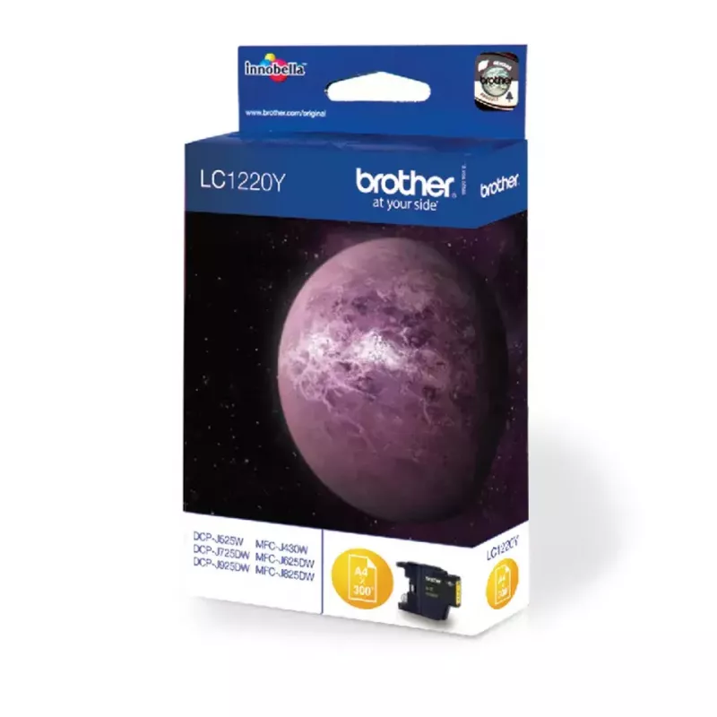 Cartridge Brother LC1220Y żółty Ink F/ BHM11 300 stron