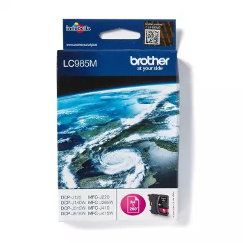 Wkład atramentowy Brother LC985M 1 szt. Oryginalny magenta