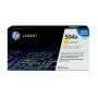 HP 504A żółty oryginalny wkład z tonerem LaserJet, 7000 stron, żółty, 1 szt.