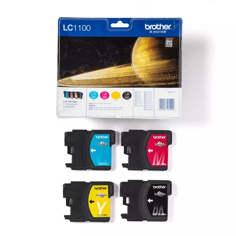 Tusz Brother LC1100VALBPDR 4 szt. oryginalny czarny, cyjan, magenta, żółty