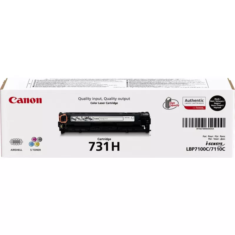 Toner Canon 731H 1 szt. Oryginalny Czarny 6000 stron