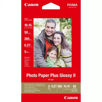 Canon PP-201 Glossy II Photo Paper Plus 4x6 cali - 50 arkuszy