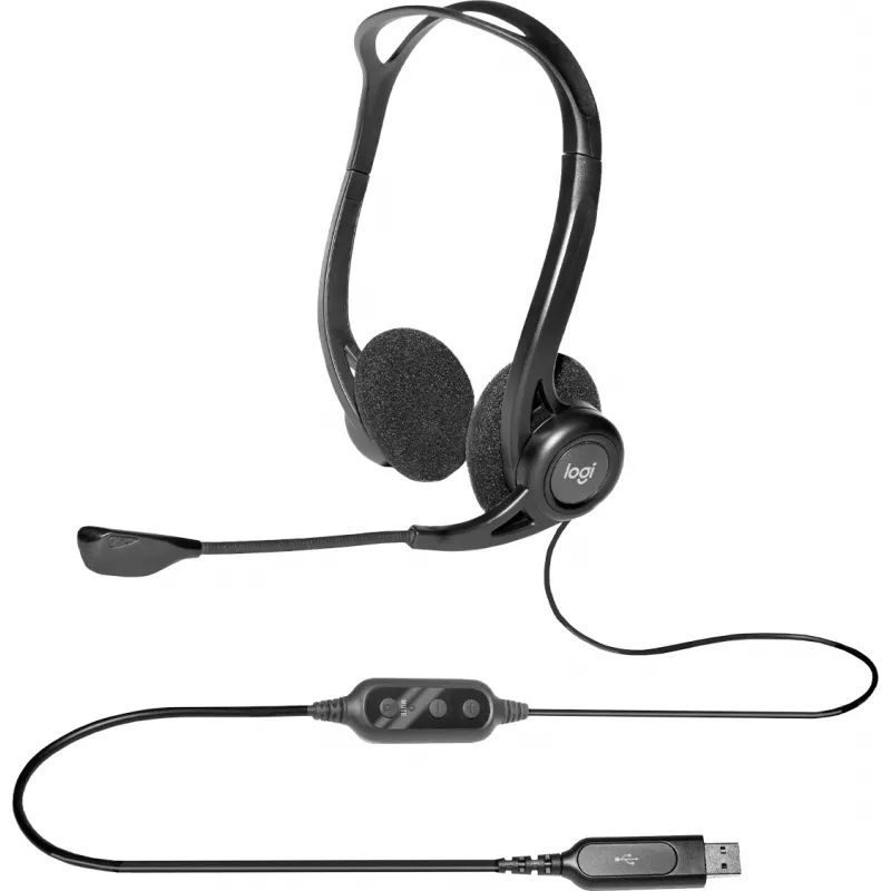 LOGITECH 960 - USB - Zestaw słuchawkowy stereo